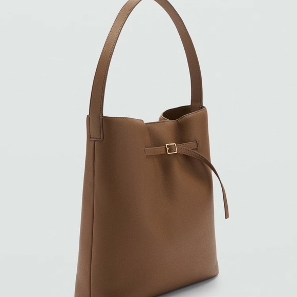 Mango Handbags - Mango Chic Brown Shoulder Bag